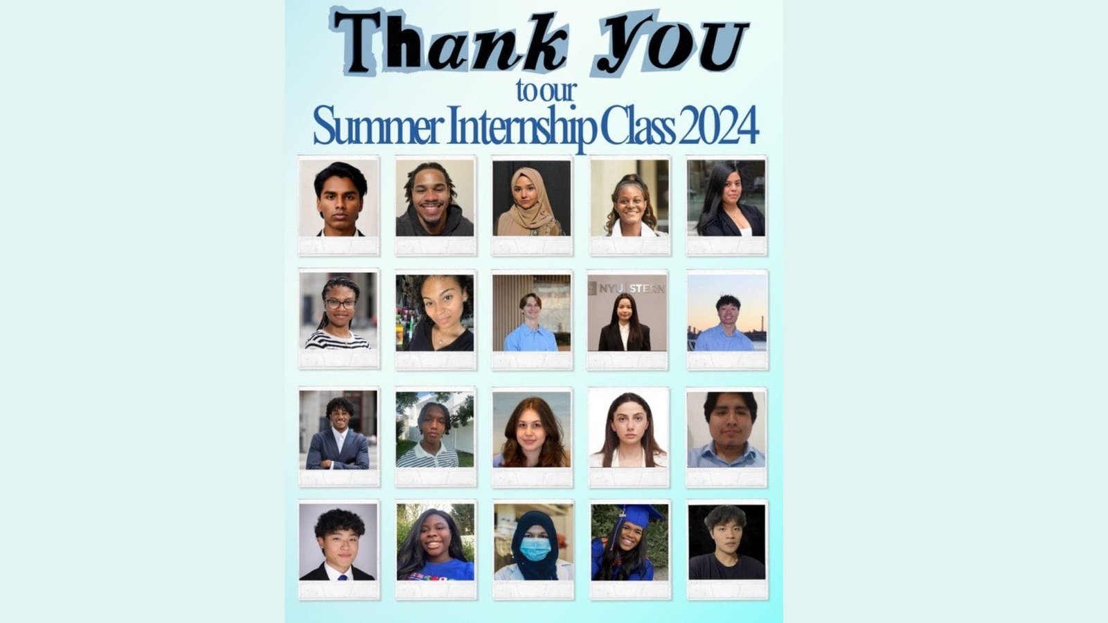 Thank you post Featured Image Thank you to the Summer Internship class of 2024 post Featured Image